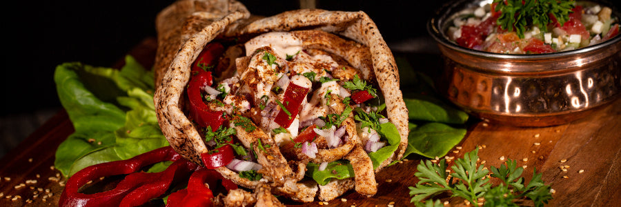 Rotisserie Pork Shawarma