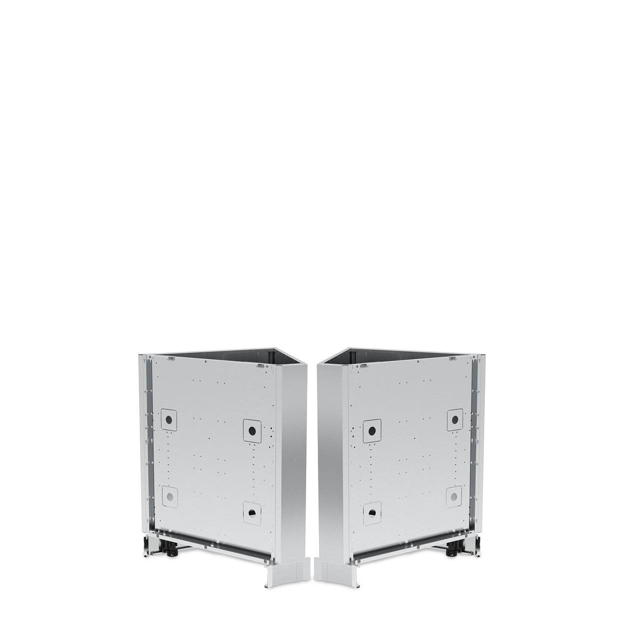 45º x 2 - Corner Stainless Steel Cabinet
