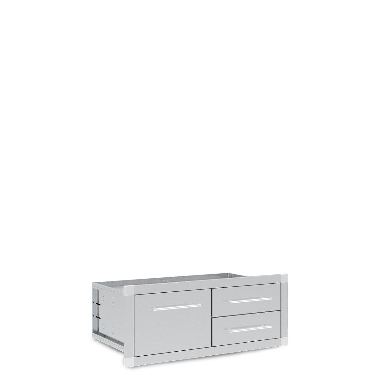 Enclosed 2 Drawer - 1 Drawer Assembly